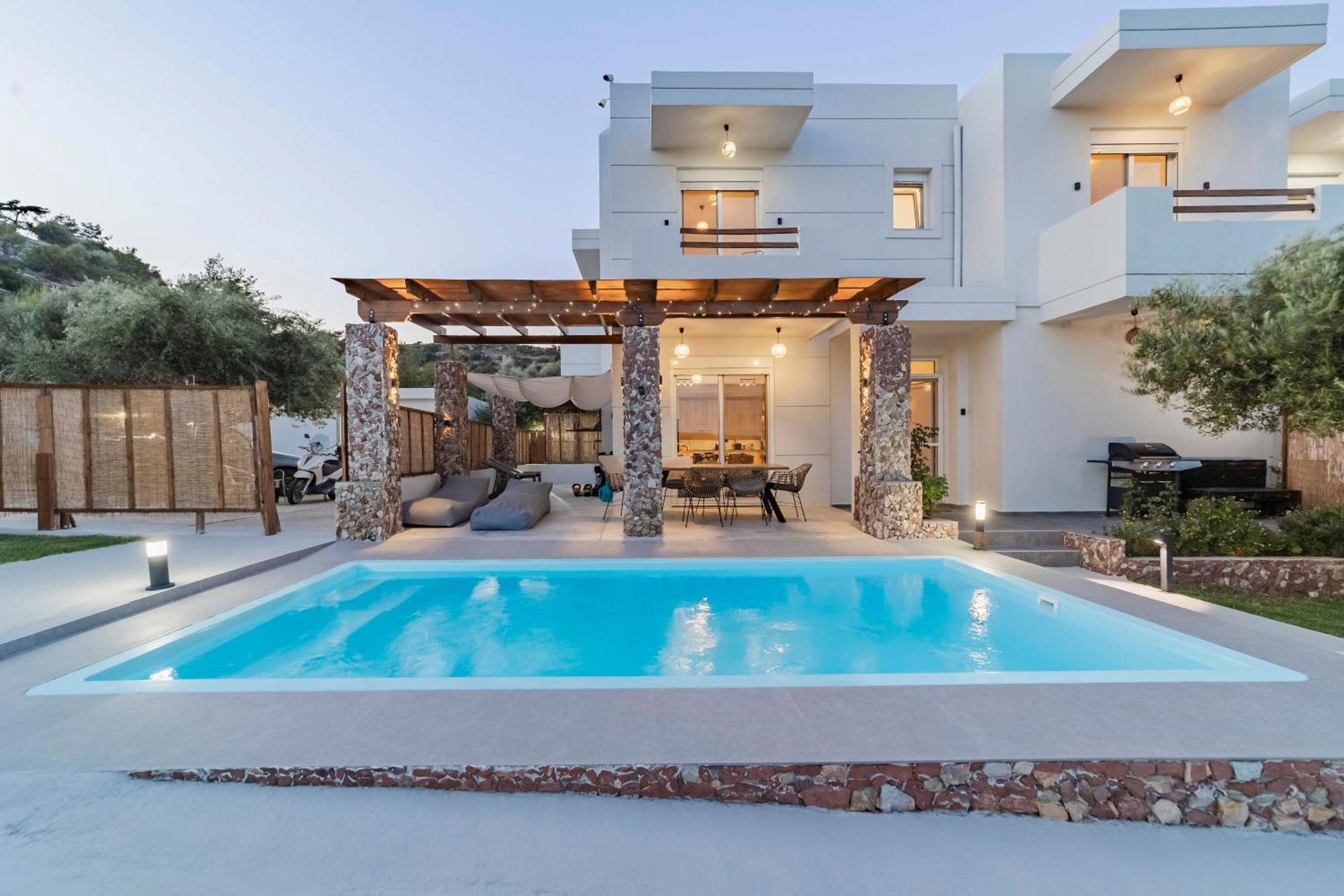 Villa Tranquila Rhodes Pszínthosz Kültér fotó